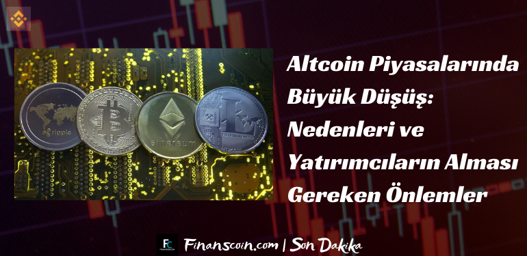 altcoin düşüş kapak tasarımı